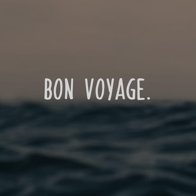 bon voyage. cover art